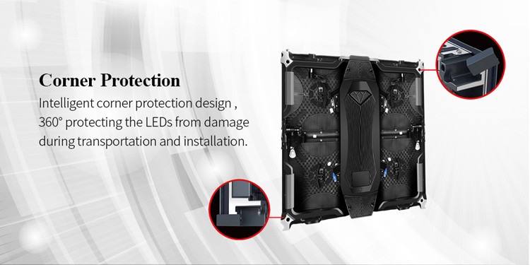 Anti Bump Outdoor Transparent LED Screen P3.91 P4.81 96W SMD2121