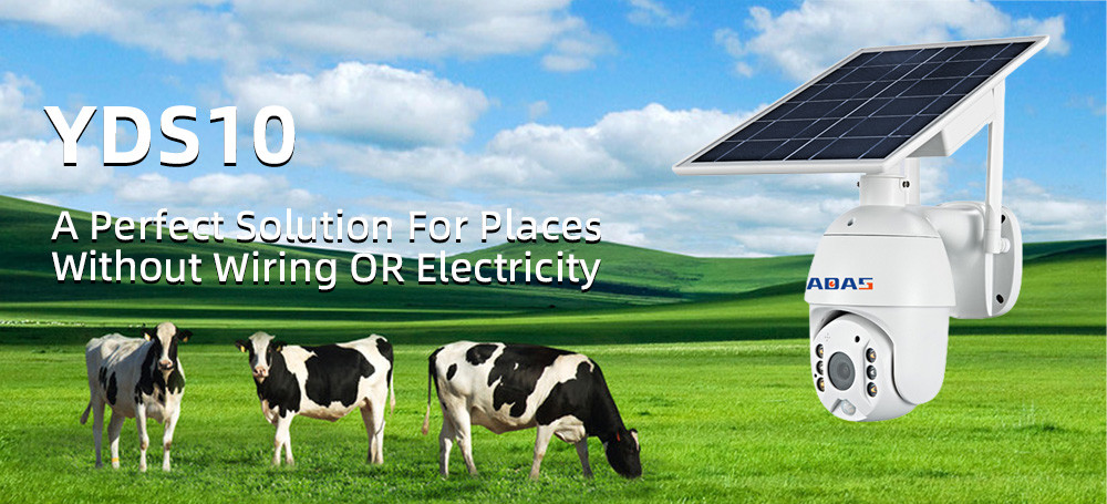 2K Wireless Solar Security Camera PIR Detection IP65 Waterproof Outdoor