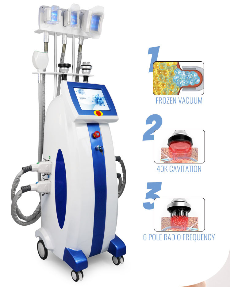 -10°C 360 Cryolipolysis Machine Cool Tech Vacuum Freezing Double Chin