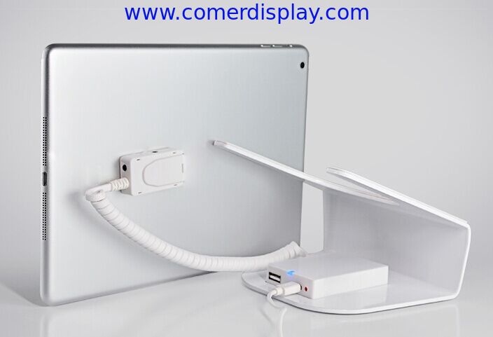 COMER More functional tablet pc computer desktop support 7 to 10 inch rotating tablet stand with alarm