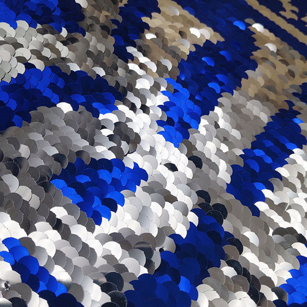 Double R Letter Reverse Sequin Patch Eco Friendly Durable Any Shape Available