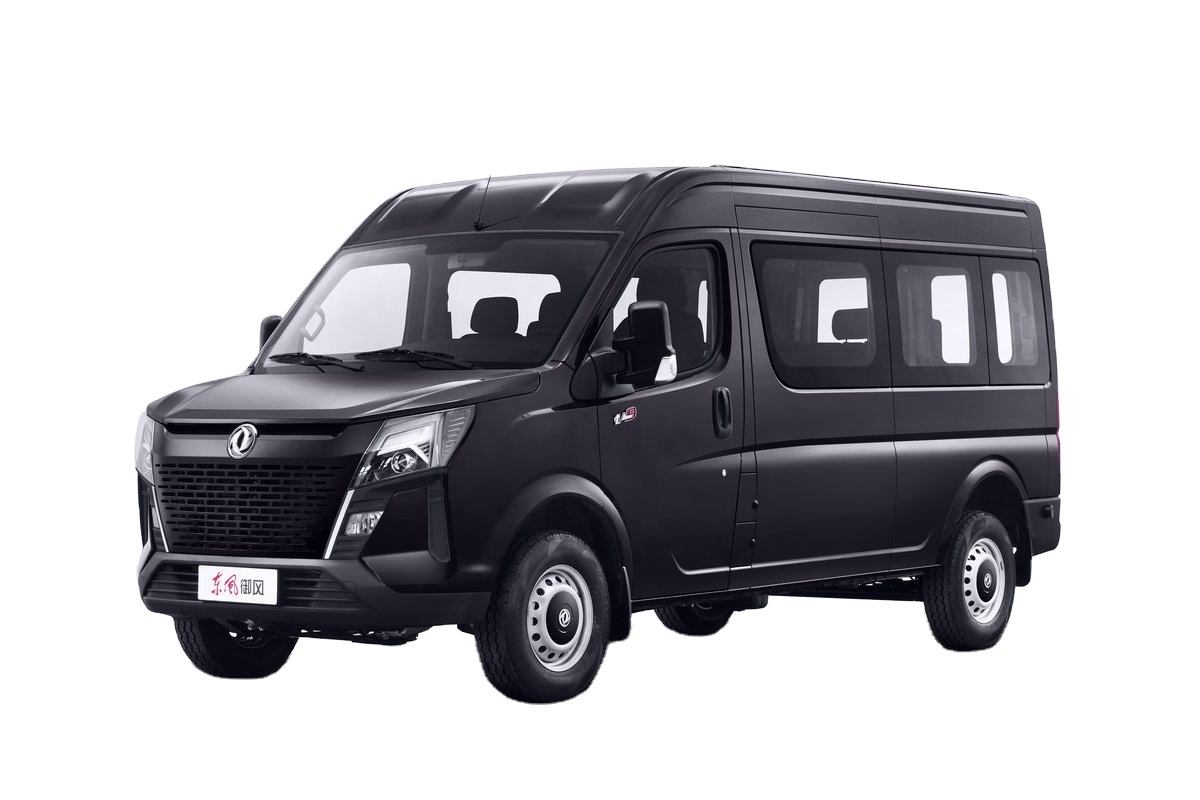 Euro5 Dongfeng Yufeng 2018 A100 136HP Long Shaft Mid Roof 10-16 Seat 2.5T Light Passenger and Van Truck