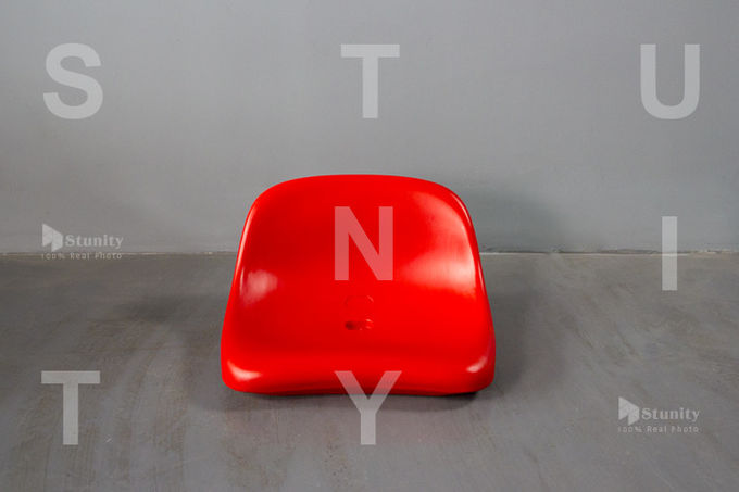 Smooth Uniform HDPE Blow Molded Stadium Seats With Backs