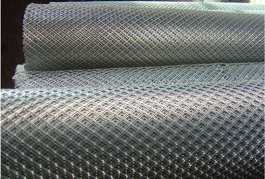 Square Diamond Expanded Wire Mesh Roll For Trailer / Zoo Animal Cages