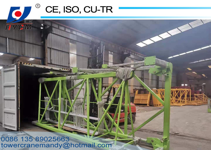 11.7m Counter Jib Topless Types of Tower Crane 60m Lifting Jib Electric Tower Crane 380V/50Hz Undercarriage Tower Crane