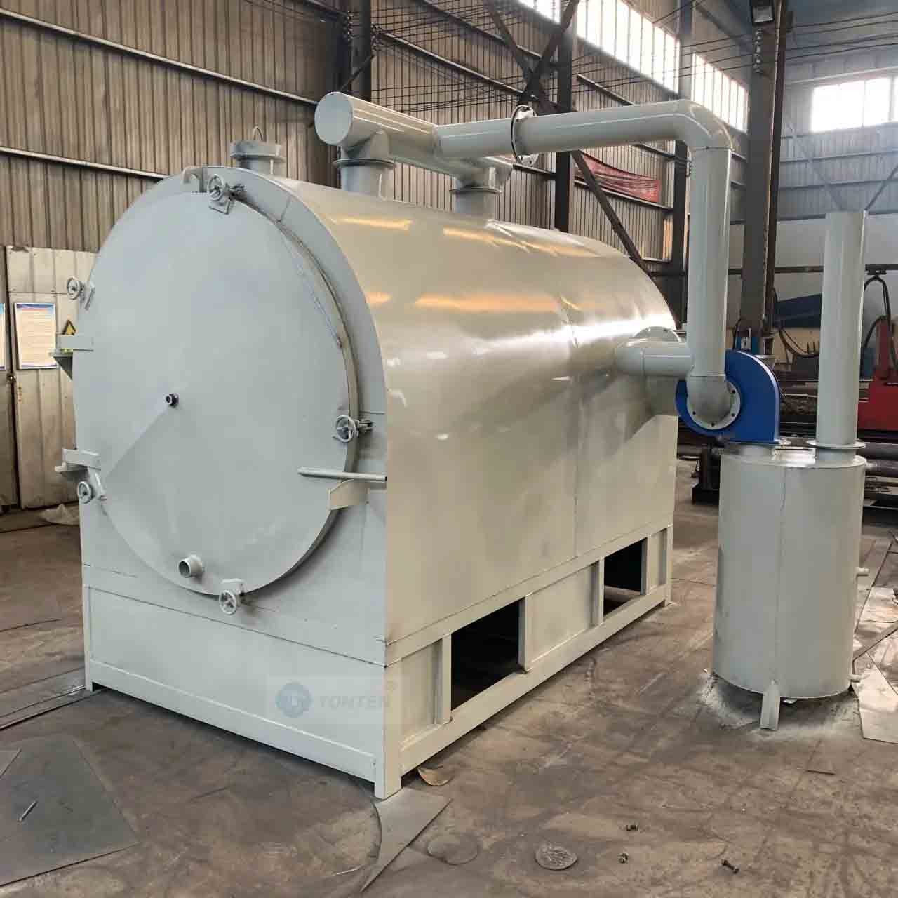 Wood Carbonization Furnace Biochar Charcoal Maker Machine 3000kg