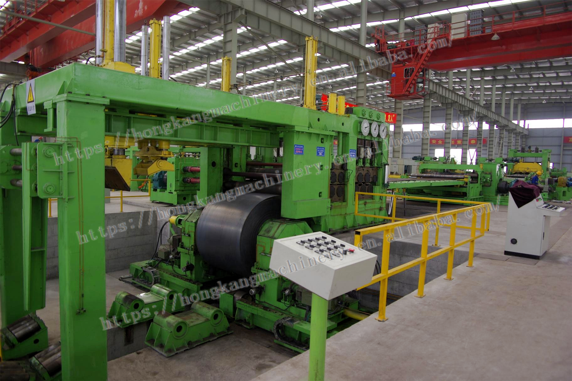 Cut To Length Line Machine With Cutting Speed Of 0- 60 M/Min Steel Coil Slitting Line