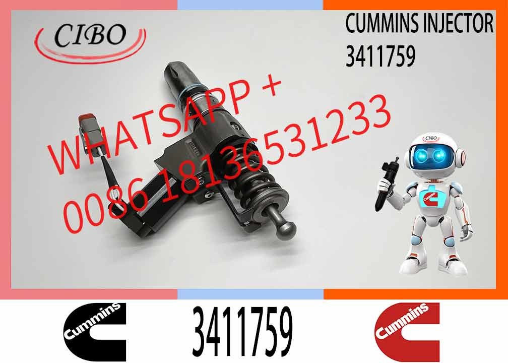 3411759 Diesel Fuel Injector N14 Common Rail Injector 3411766 3411691 3411767