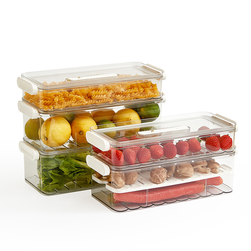 Transparent Refrigerator Plastic Fridge Box Food Storage Container