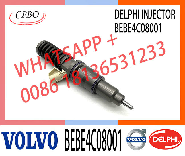 injector BEBE4C08001 2PINS diesel fuel injector 3829087 for for VOL 16 LITRE INDUSTRIAL