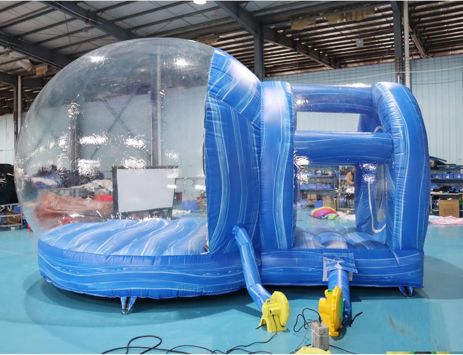 Kids Balloons Mini Bubble Dome House Inflatable Clear Double Bubble House