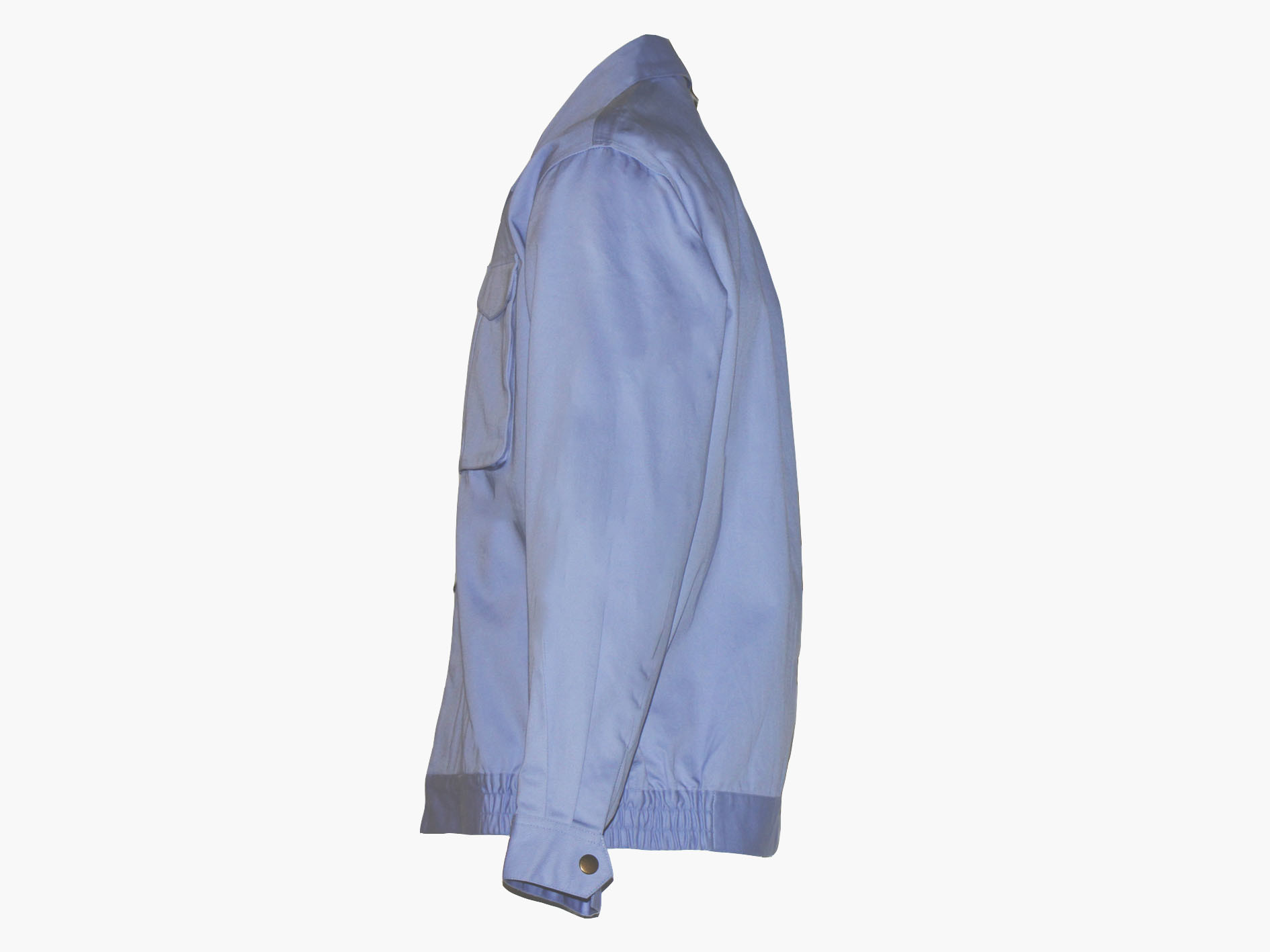 240GSM Cotton 100% Twill 2/1 Long Sleeves Suit Blue Collar