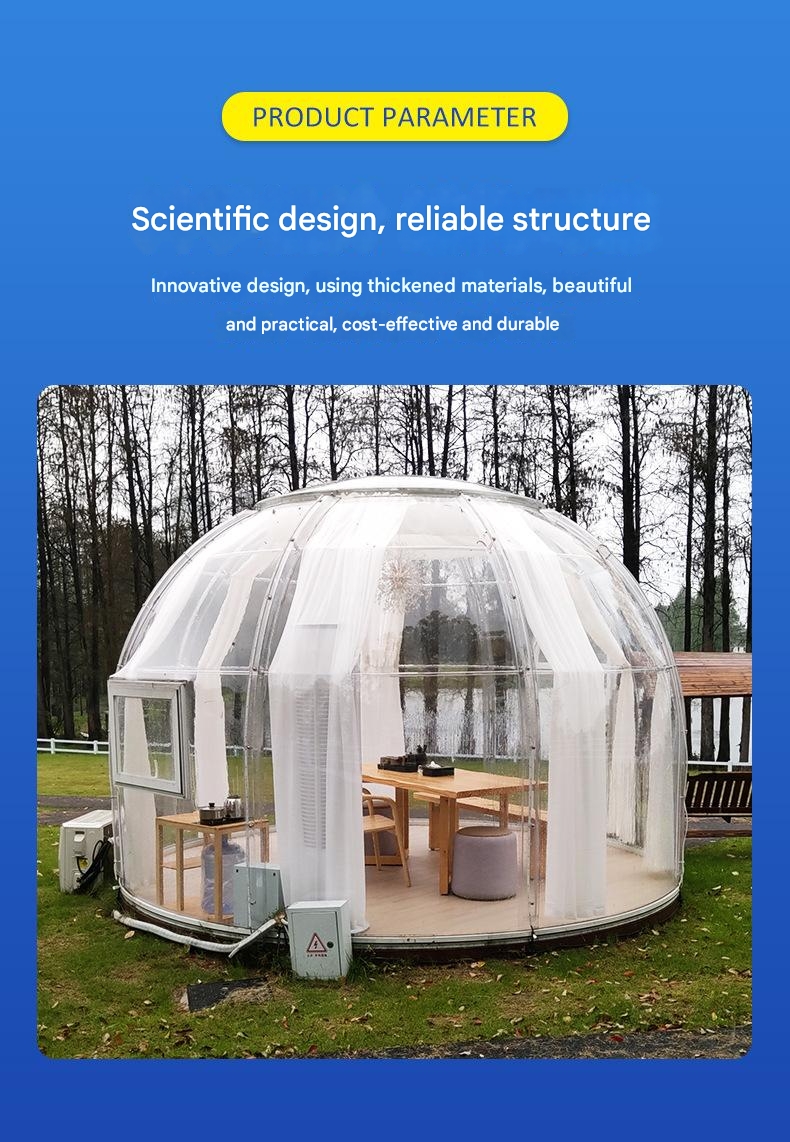Unwind in Style with Our PC-Friendly Outdoor Star Room Space Capsule Bubble House