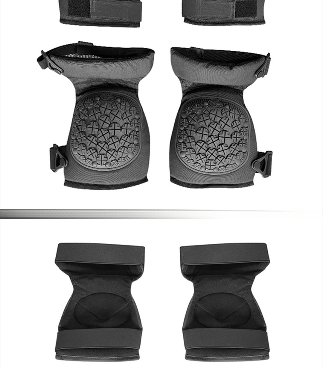 Hard Shell TPR Knee Elbow Pads for Design and Protection Function Basic Protection