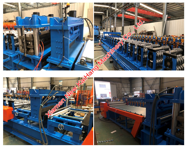PPGI G550 G350 water tank rolled/curved Rolling Machine 45# Steel, Computer Corrugated Sheet Roll Forming Machine