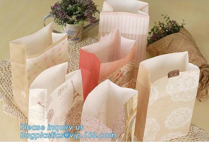 shopper carrier, pac Design Eco-friendly Plastic Bakery Bags Clear Wedding Cake Pastry Cupcake Slice Bread Packaging Bag