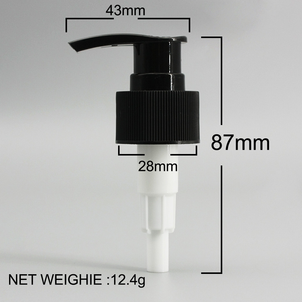 Black 24mm Emulsion Pump Sprayer head For Hand Washing