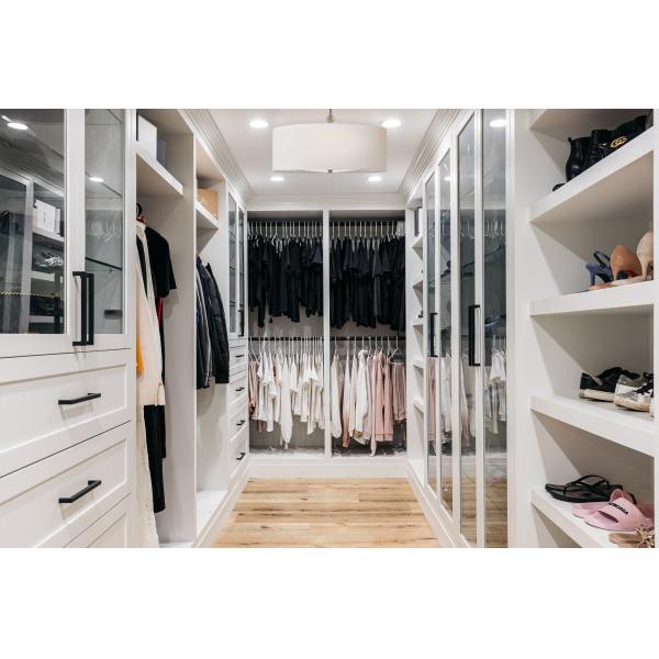 YALIG Modern Bedroom Wardrobes Professional Walk in Custom Wardrobe Closet