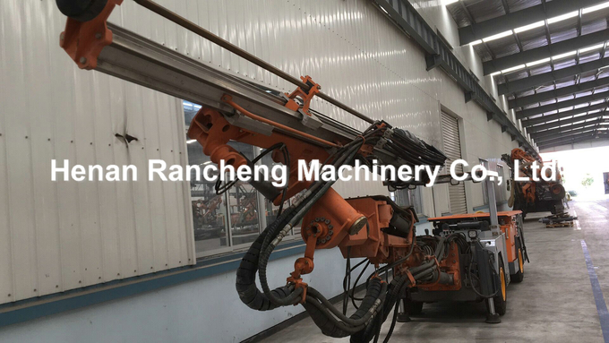 RCZ-22J All Hydraulic Tunneling Jumbo Drilling Rig 3880mm Drilling Depth With 93KW / 125HP Diesel Engine Power