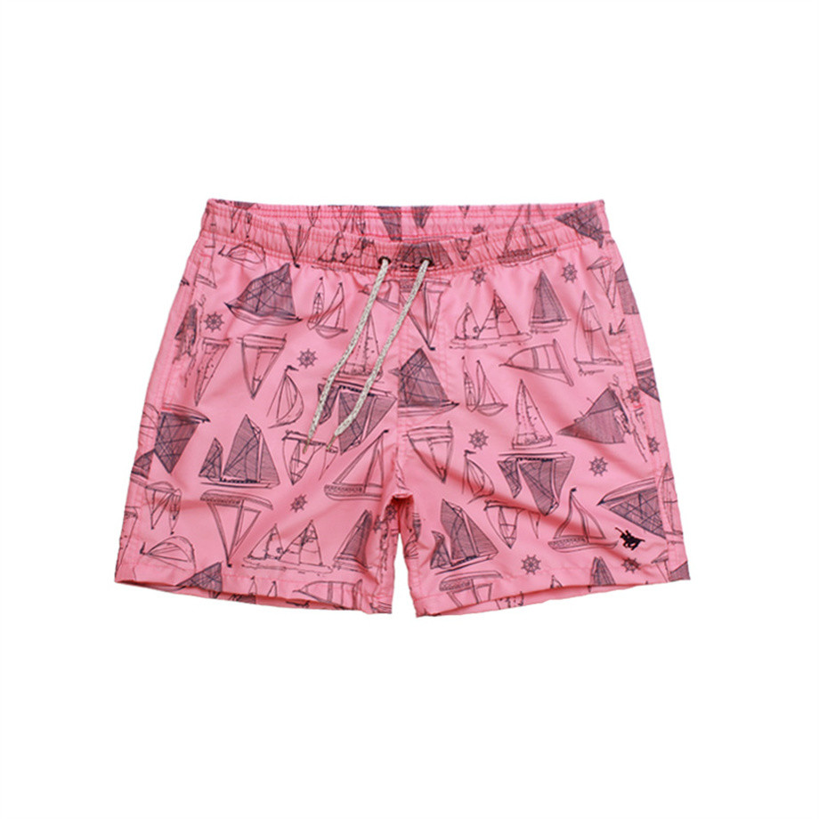 Wholesale Men Swimwear Board Shorts Men Printed Swim Trunks Men Beach Shorts