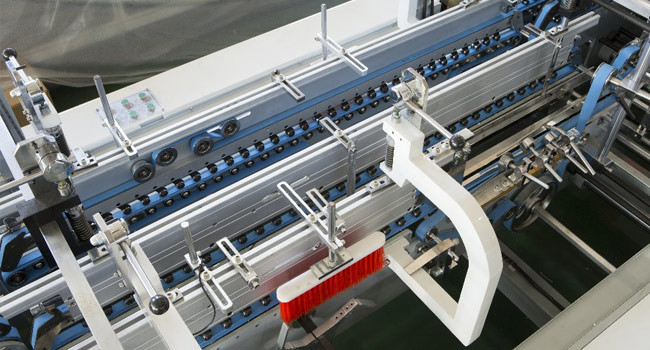 RINO Folder And Gluer Machine 10T For 4 6 Corner Paper Boxes