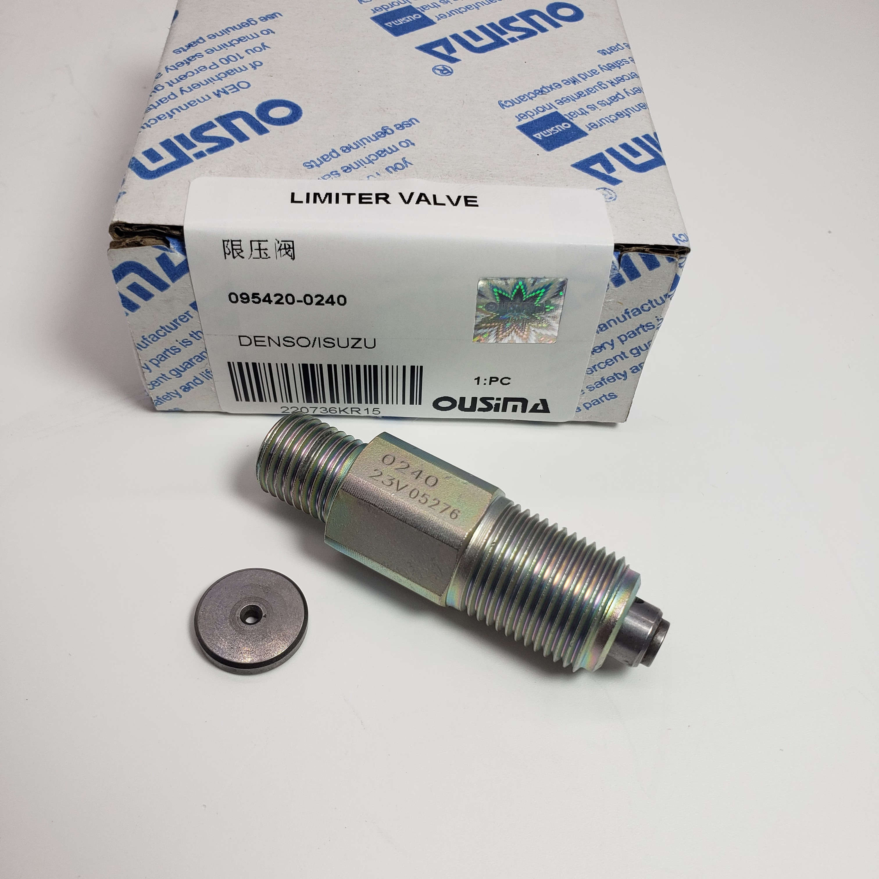 Diesel Fuel Pressure Limiting Valve 095420-0240 For Denso Isuzu