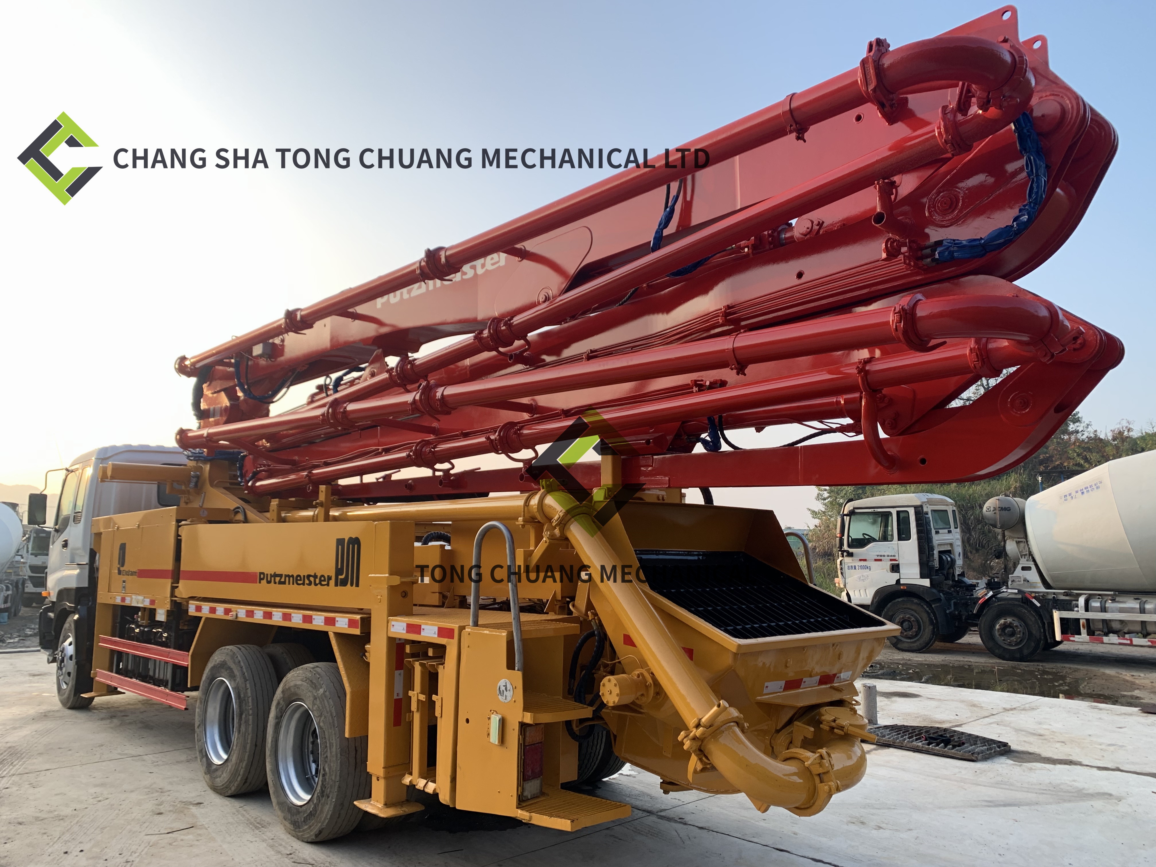 In 2009 Re Manufactured Used Concrete Pump Truck Putzmeister 36 Meter