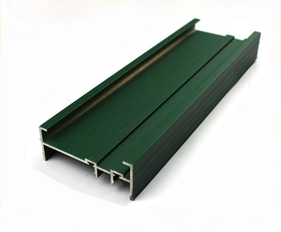 Colourful Powder Coated Aluminium Profile Extrusion Weather Resistance