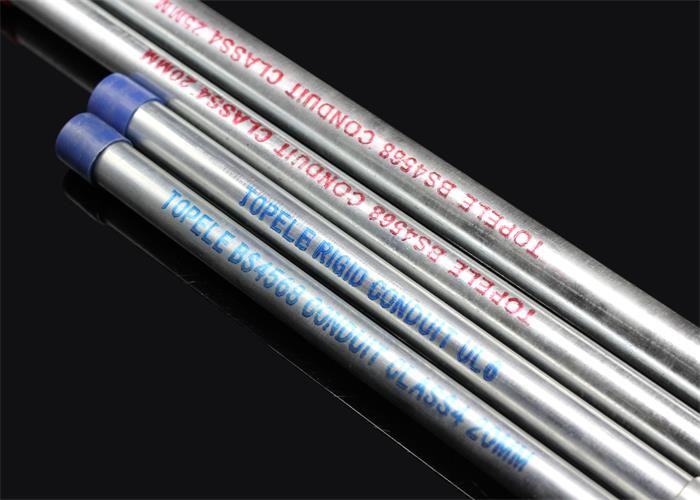 TOPELE Galvanized Steel BS4568 Conduit Fittings BS31 GI Conduit Pipe