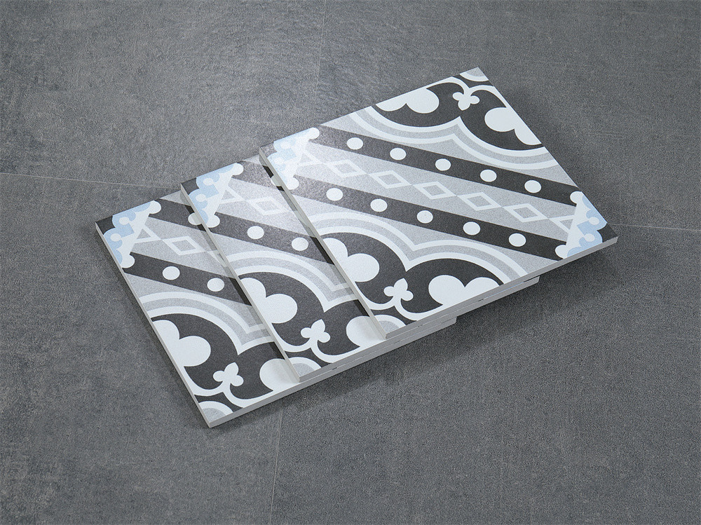 Eco-Friendly 200x200mm Gray Interior Floor Tiles For Decoration And Ceramic Rustic Tiles For Living Room