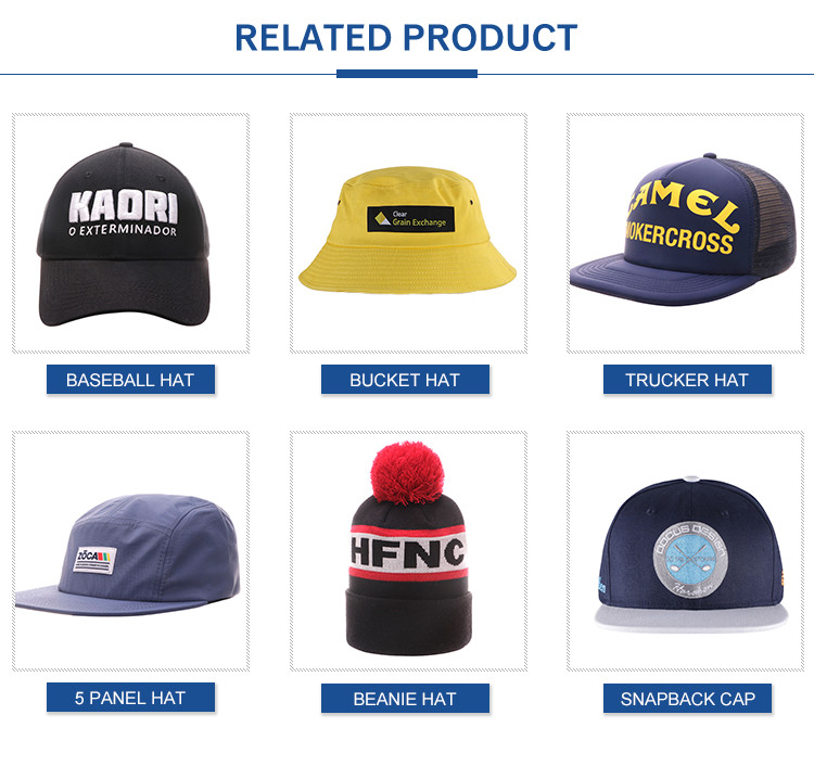 Adults 58cm Flat Brim Snapback Hats Curved Brim Trucker Caps