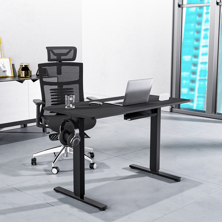 Modern Design Electric Height Adjustable Office Desk with Eco-Friendly Partical Board