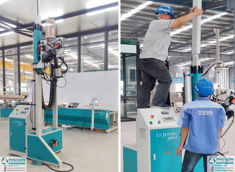Adjustable Insulating Glass 1.0mm 1.5mm Molecular Filling Machine