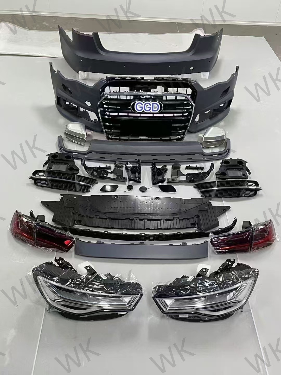 Direct replacement Audi A6 Body Kit 2012-2015 Upgrade To 2018 Body Parts Old To New