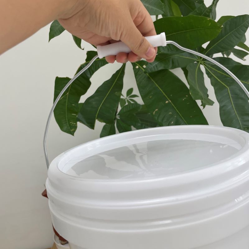Custom Printing Plastic Bucket for Coffee Beans Round or Square Shape Leak Proof Design
