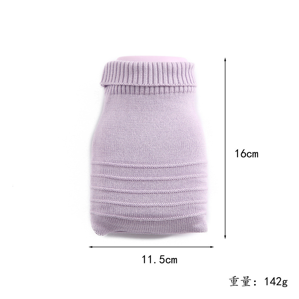 Soft Silicone Mini Hot Water Bottle Bag With Cover Hot Cold Compress For Babies Kids Pain Relief
