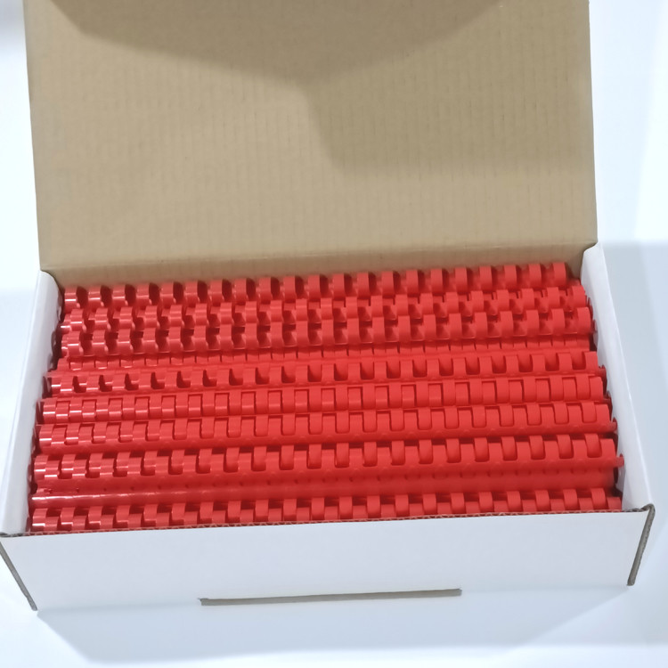 Office Document Binding Combs 6mm (1/4'') 21 Ring Notebook PVC Binder Plastic Binding Combs