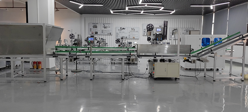 Wood Packaging Material Square Bottle Label Applicator for Flat Surfaces and Printer
