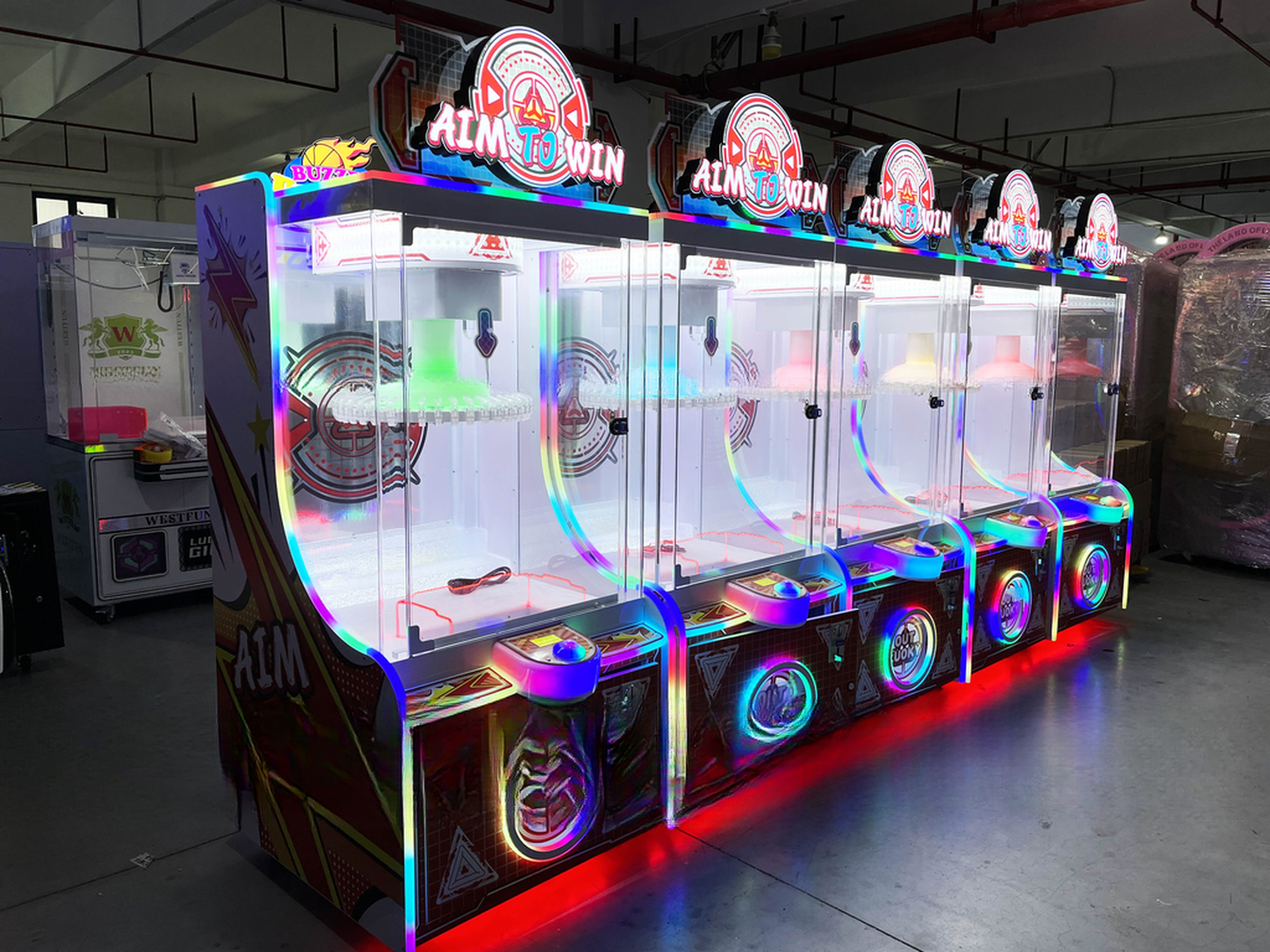 Dreamland guangzhou panyu game machines factory coin operated claw toys machine clip vending game machine