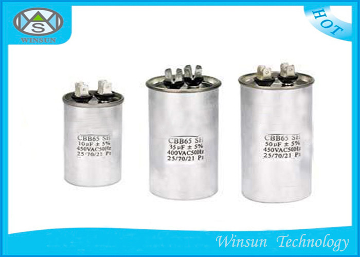 High Current Metallized Pp Film Capacitor CBB65 For Refrigerator / Air Conditioning