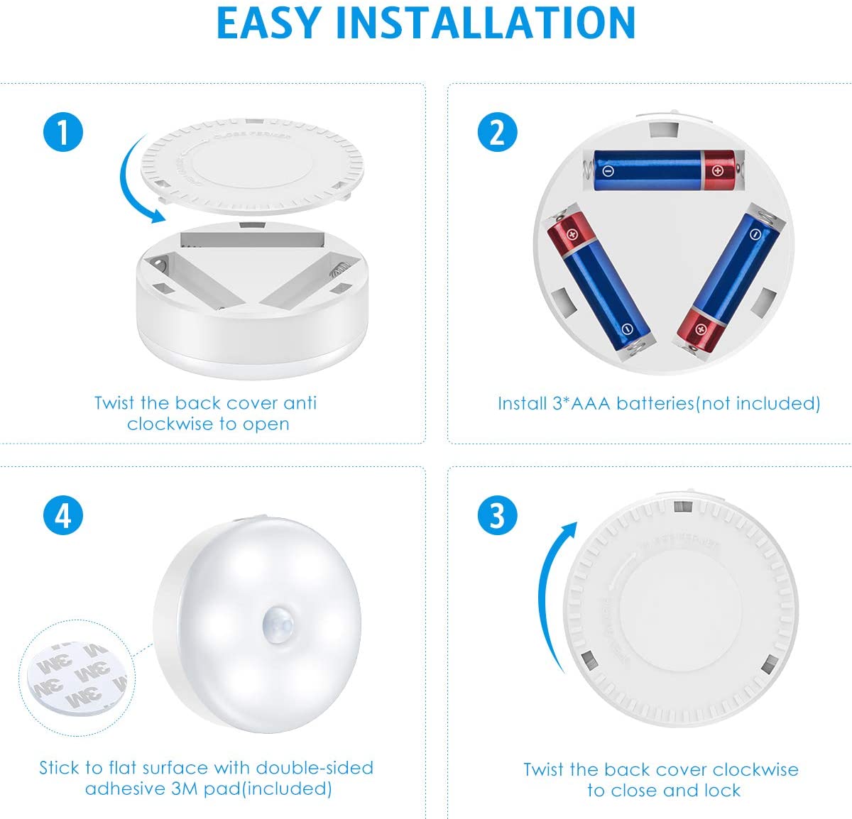 0.5W 12lm Motion Sensor Led Step Lights / Wireless Motion Sensor Stair Lights