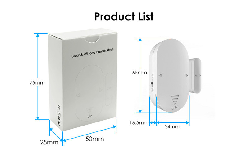 Wireless Home Security Burglar Alarm, 130db Magnetic Sensor Door Window Alarm