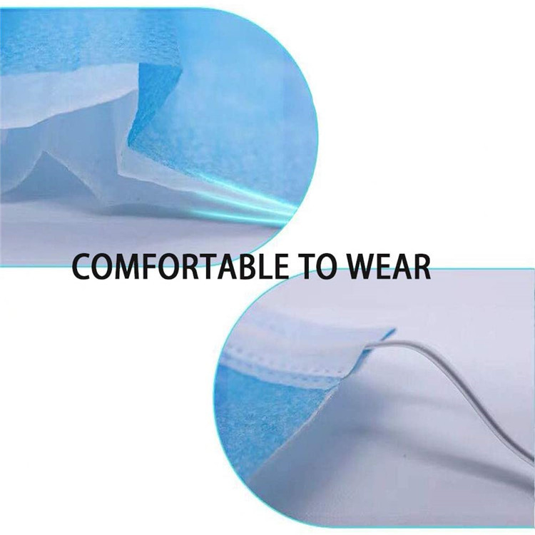 Thickened 3 Layer 50pcs/Box Disposable Surgical Face Mask