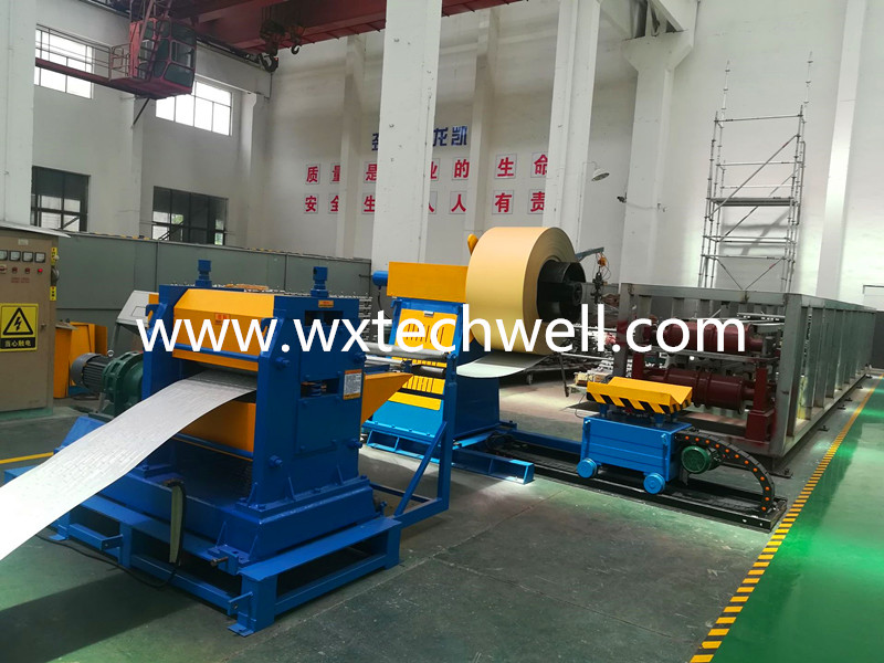 16x380mm PU Exterior Decoration Metal Siding Sandwich Panel Machine