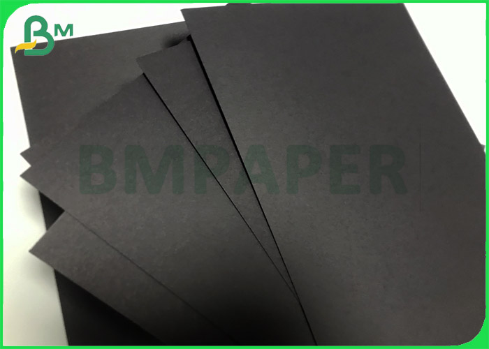 Mix Wood Pulp Matt 150gsm 350gsm Double Blank Black Cardstock Paper Board Sheet