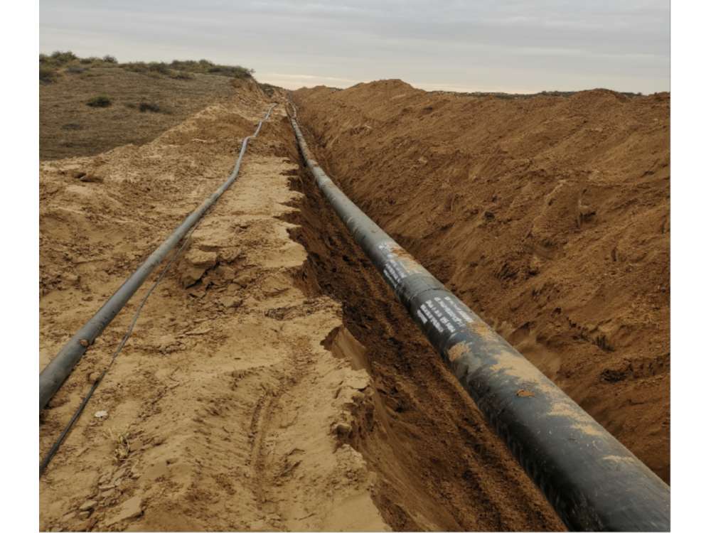 Reinforced UHMW PE Pipe , Composite Non Metallic Pipe Materials