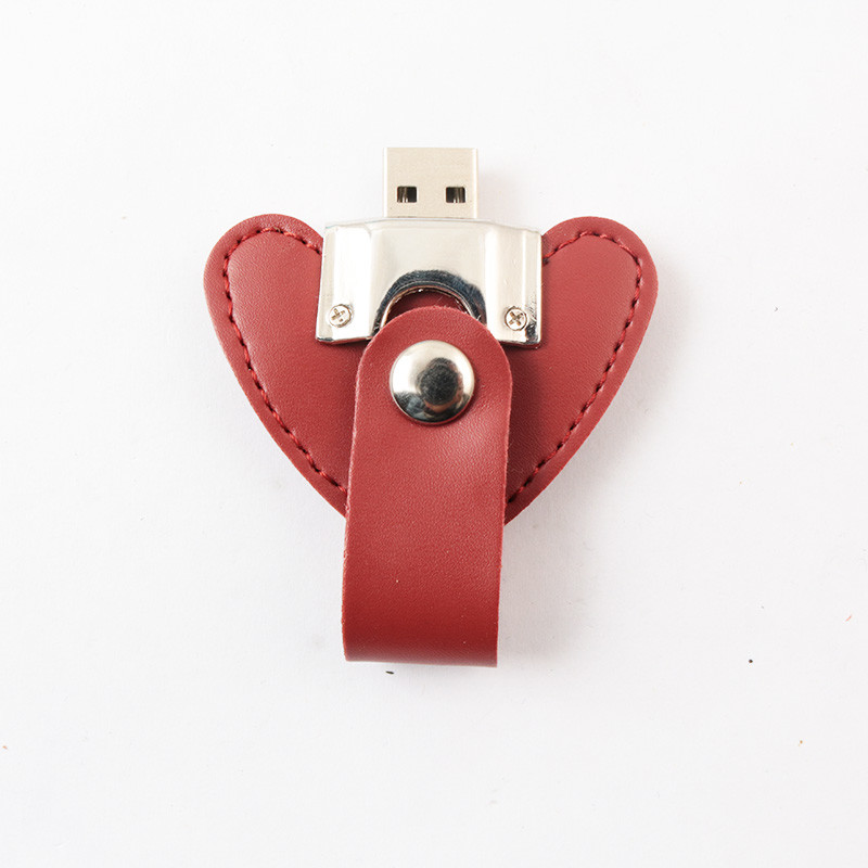 OEM Leather USB Drive With Encryption Customized Color
