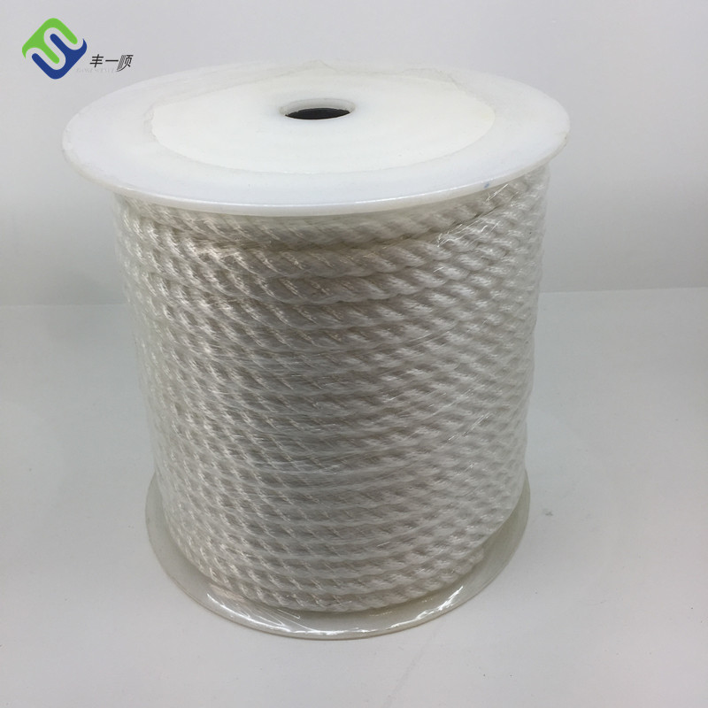 Polyamide Nylon Mooring Rope 3 Strand Twisted For Anchor Dock Boat Ship