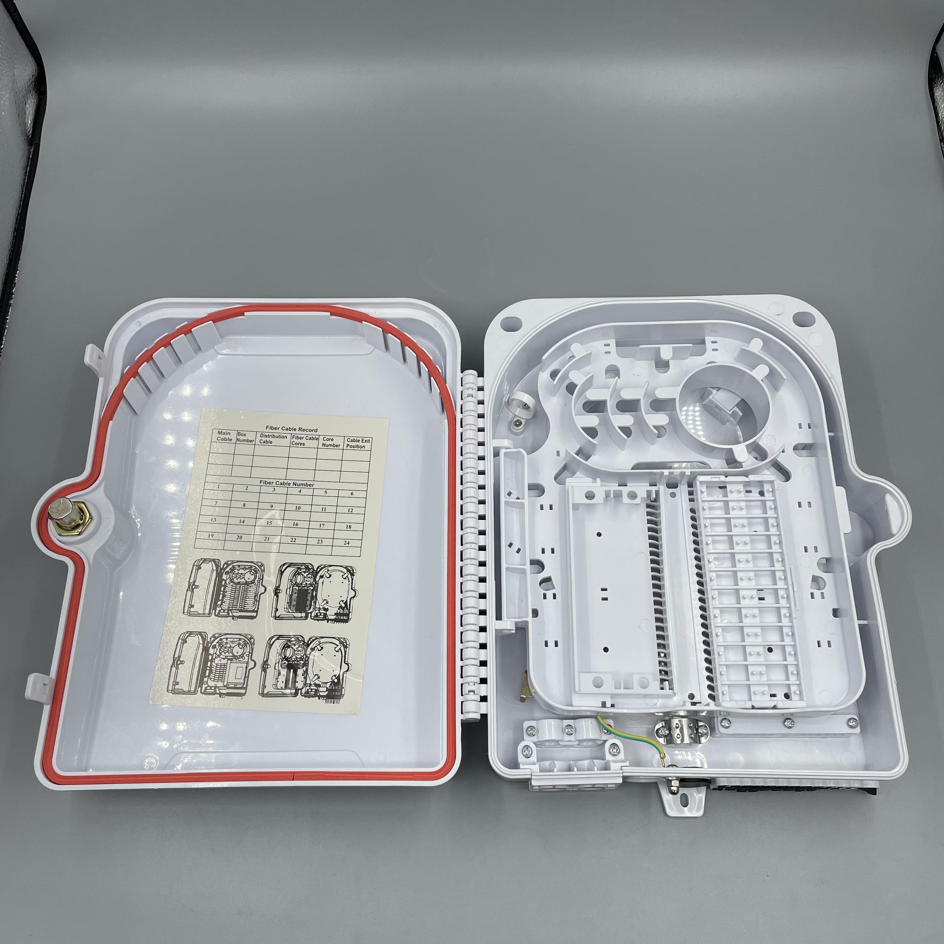 24-Core 1x16 FTTH Fiber Optic Splitter Box Terminal Box Distribution Box with 1