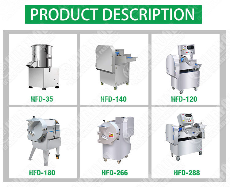 1000kg/h Multifunction Vegetable Cutting Machine Fruit And Vegetable Slicer Cutter